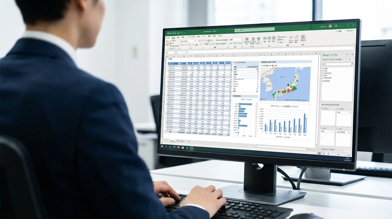 An advanced data analytics dashboard displaying supply chain metrics, inventory turnover ratios, and real-time stock levels across different geographical regions with clean UI design and professional aesthetics.