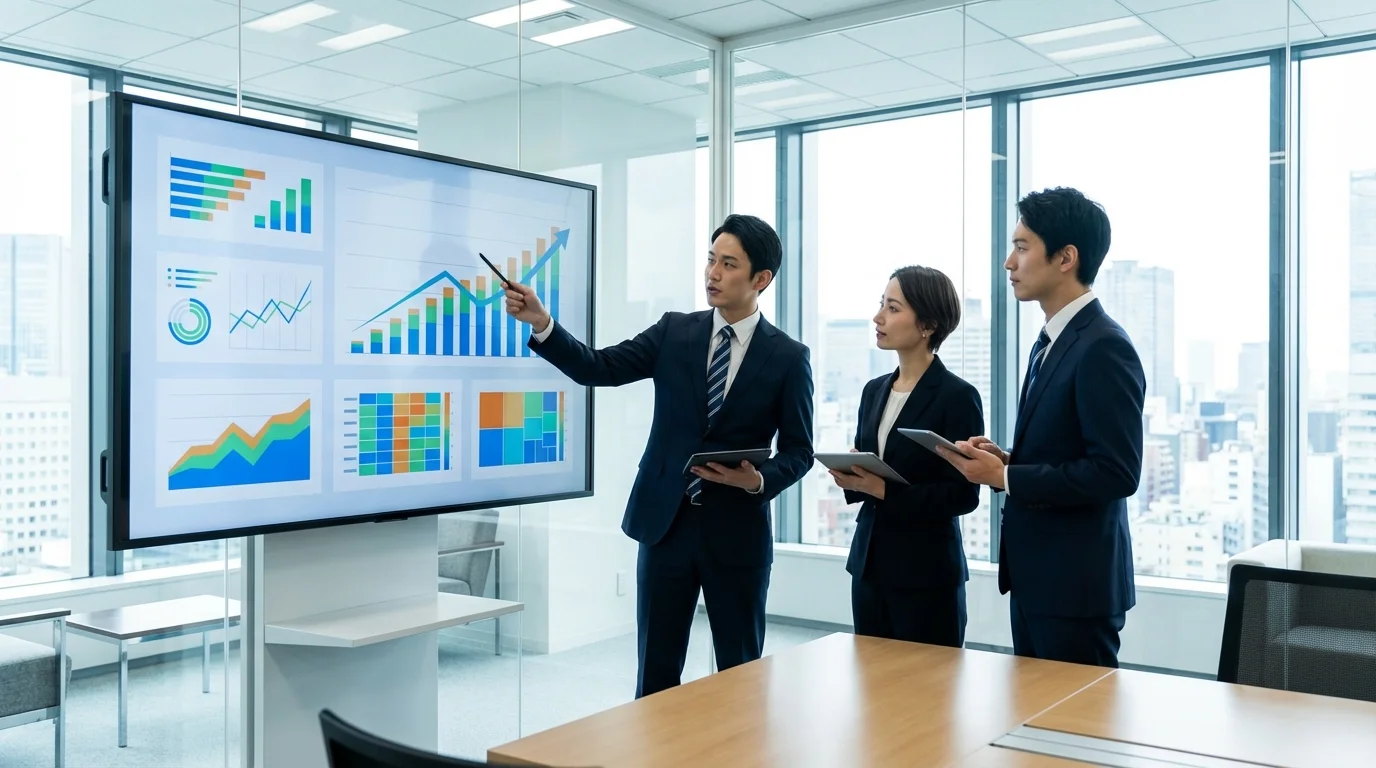 Detailed business dashboard showing real-time sales growth, inventory levels, and customer acquisition costs during a major promotional period, emphasizing strategic decision making.