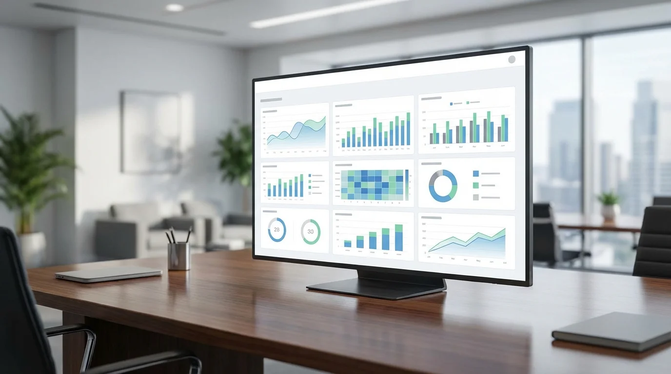 Detailed analytical dashboard showing e-commerce conversion rates and sales performance metrics used by professional store managers to optimize search rankings.