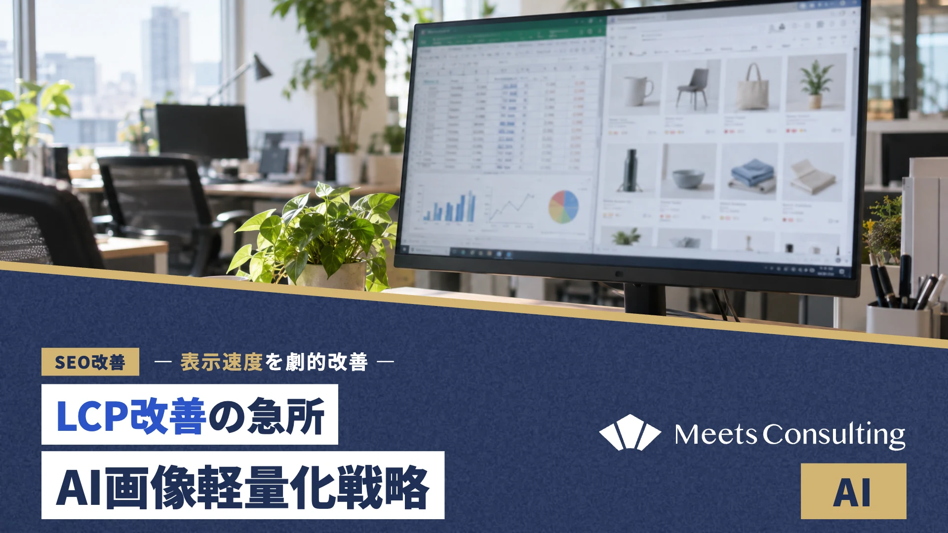 LCP改善の急所：AI画像軽量化によるCWV最適化