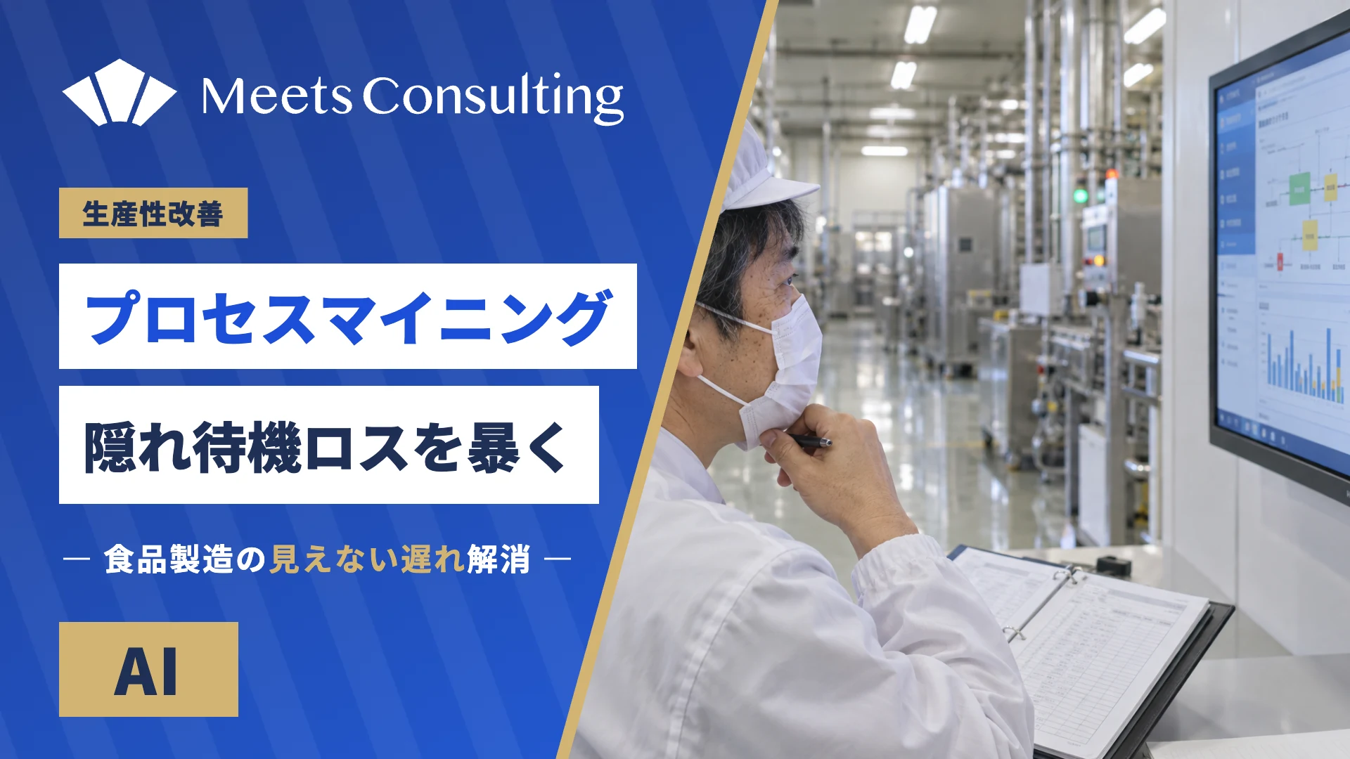 プロセスマイニングで暴く食品製造の隠れ待機ロス