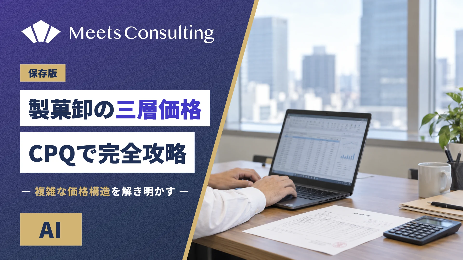 製菓卸の三層価格構造をCPQで攻略