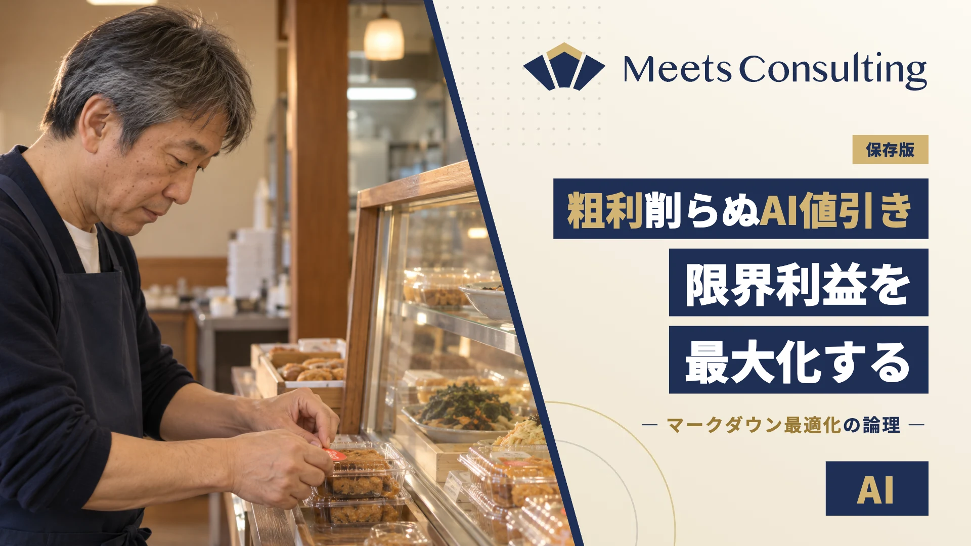 粗利を削らないAI値引き：限界利益最大化のロジック