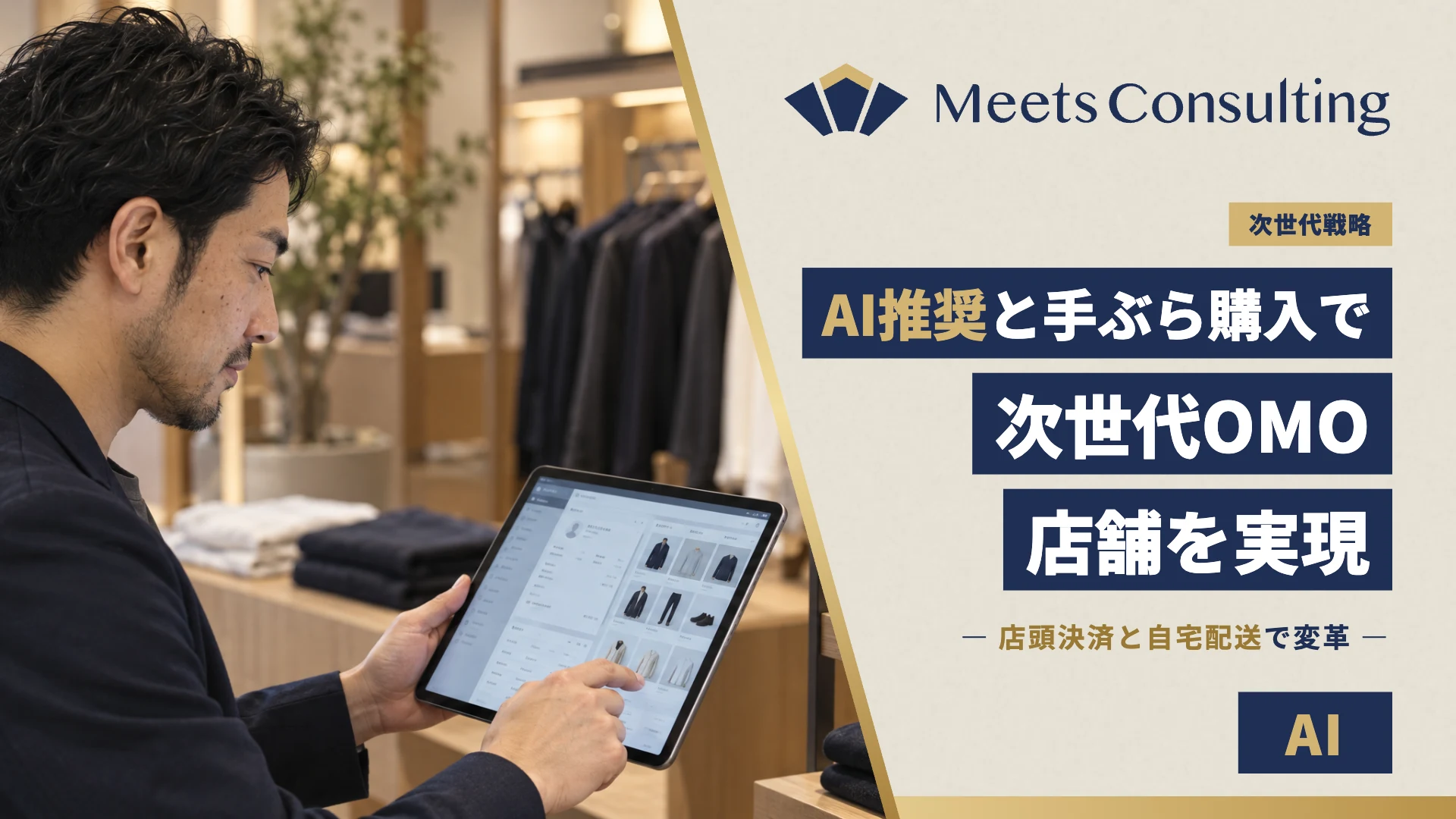 AI推奨と手ぶら決済で実現する次世代店舗OMO戦略