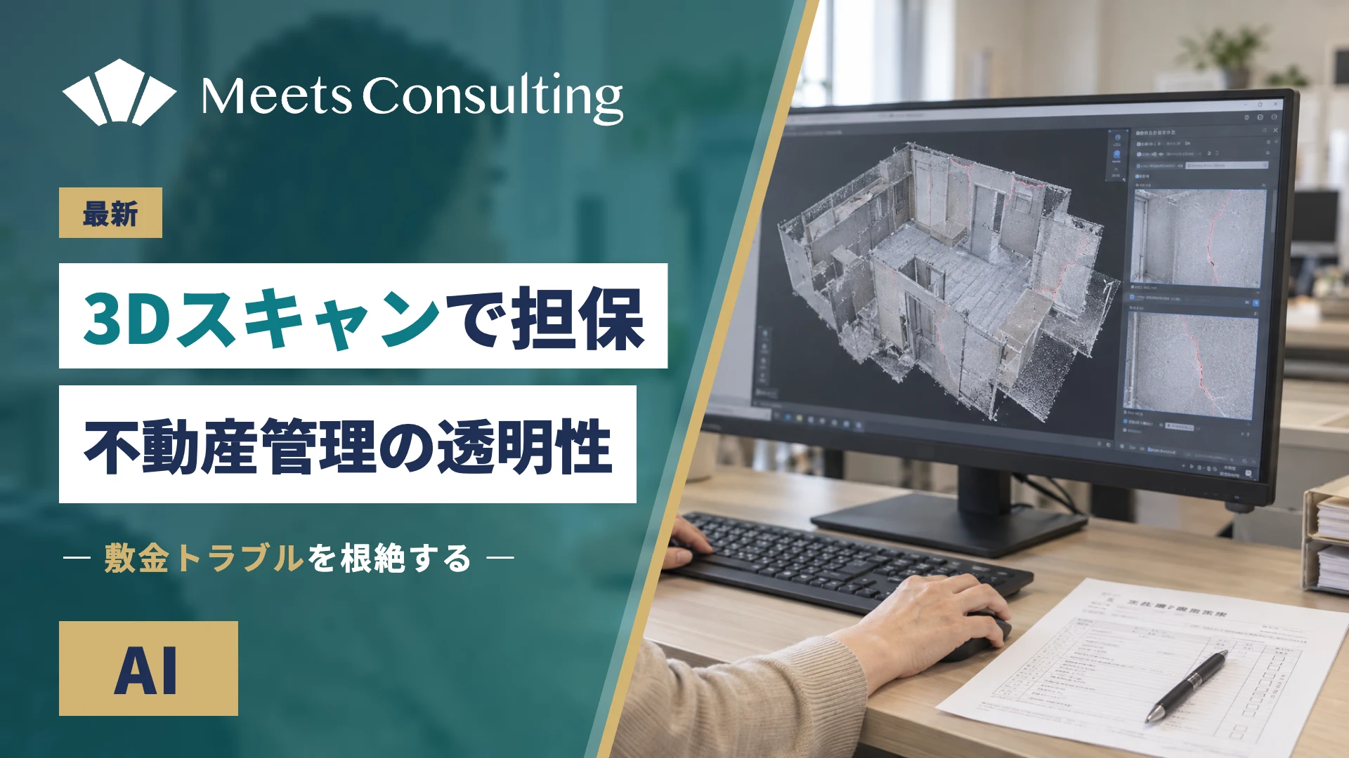 3Dスキャン記録が担保する不動産管理の透明性