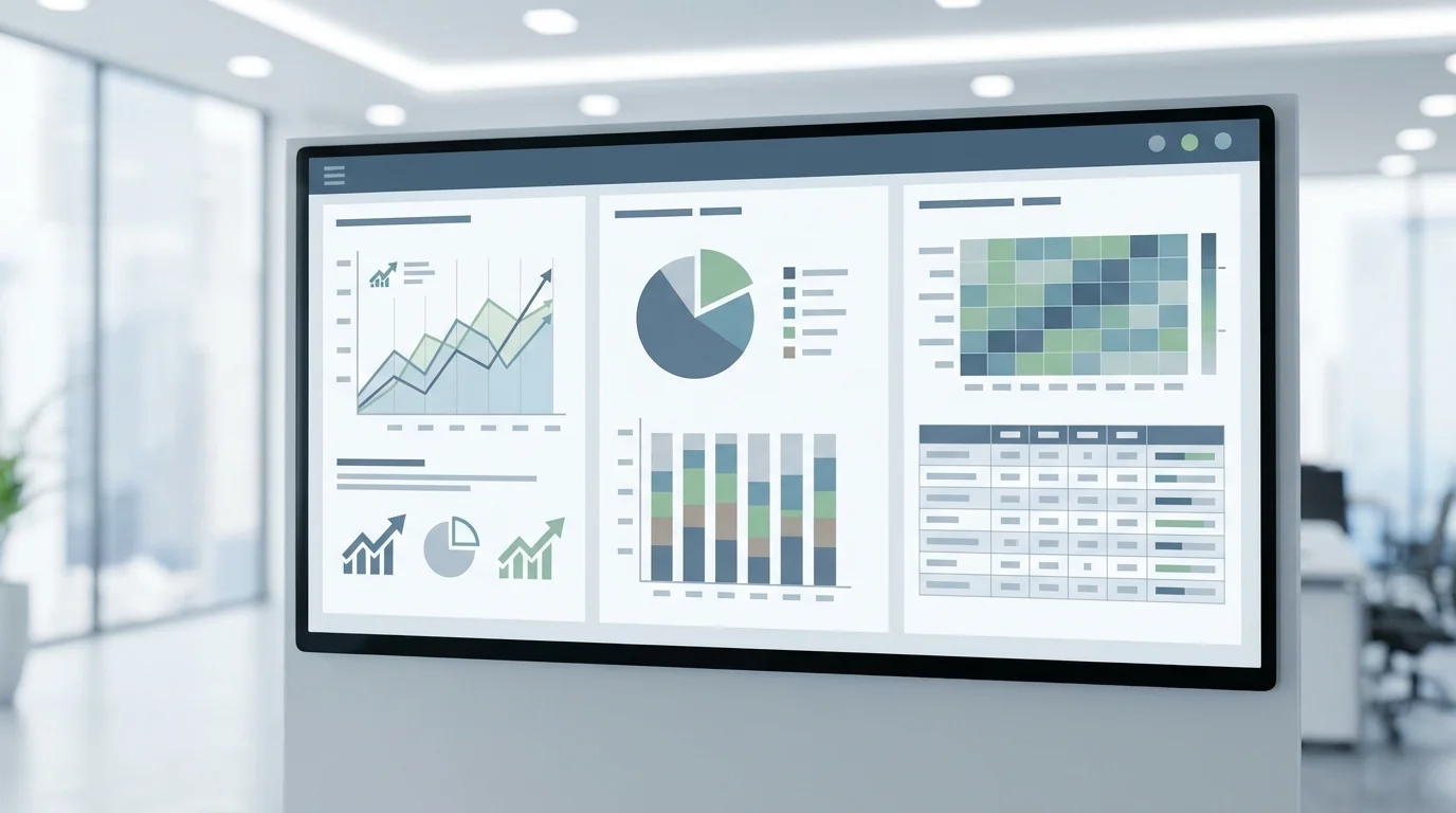 Detailed data visualization dashboard showing search engine ranking improvements, traffic source analysis, and keyword performance metrics for an online retail store.