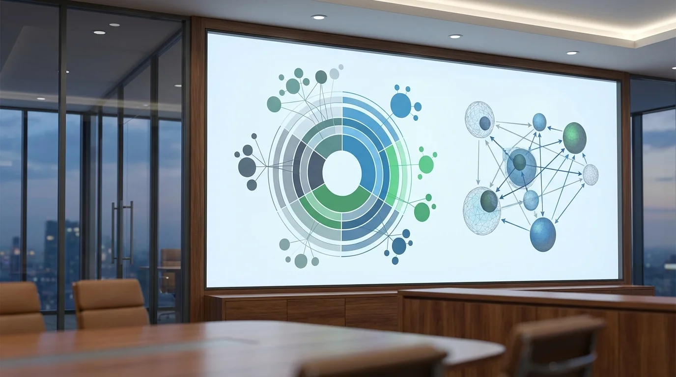 Detailed business data visualization showing market segmentation analysis and competitive landscape mapping for an e-commerce brand seeking strategic differentiation in a crowded digital marketplace.