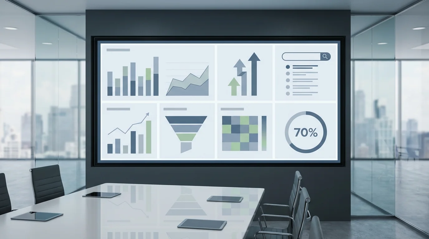 A strategic analysis dashboard displaying Amazon SEO performance metrics, keyword ranking trends, and conversion rate optimization data for an OEM product launch in a competitive marketplace.