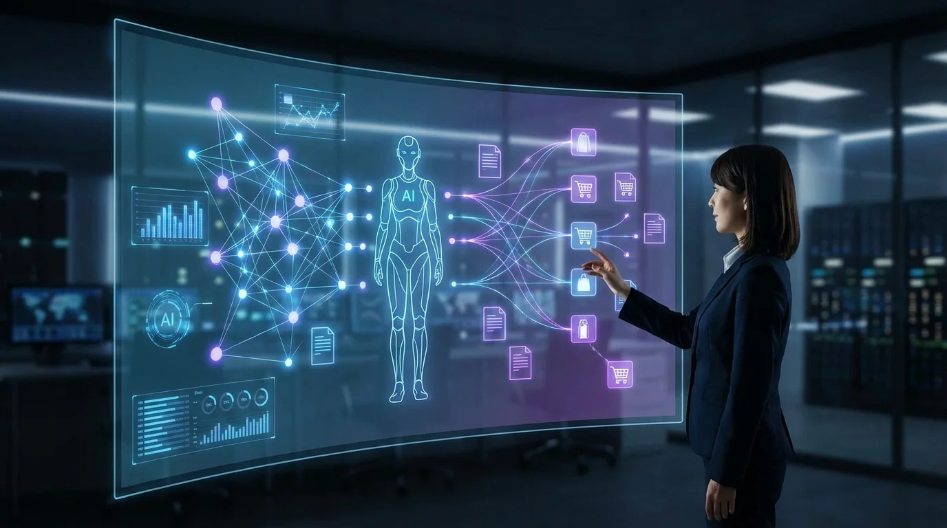 問い合わせ対応を80%削減：AIチャットボットによるEC運営のDX推進事例