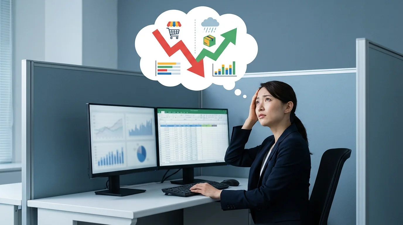 Detailed data visualization showing the breakdown of e-commerce marketplace fees versus direct-to-consumer profit margins in a clean professional environment.