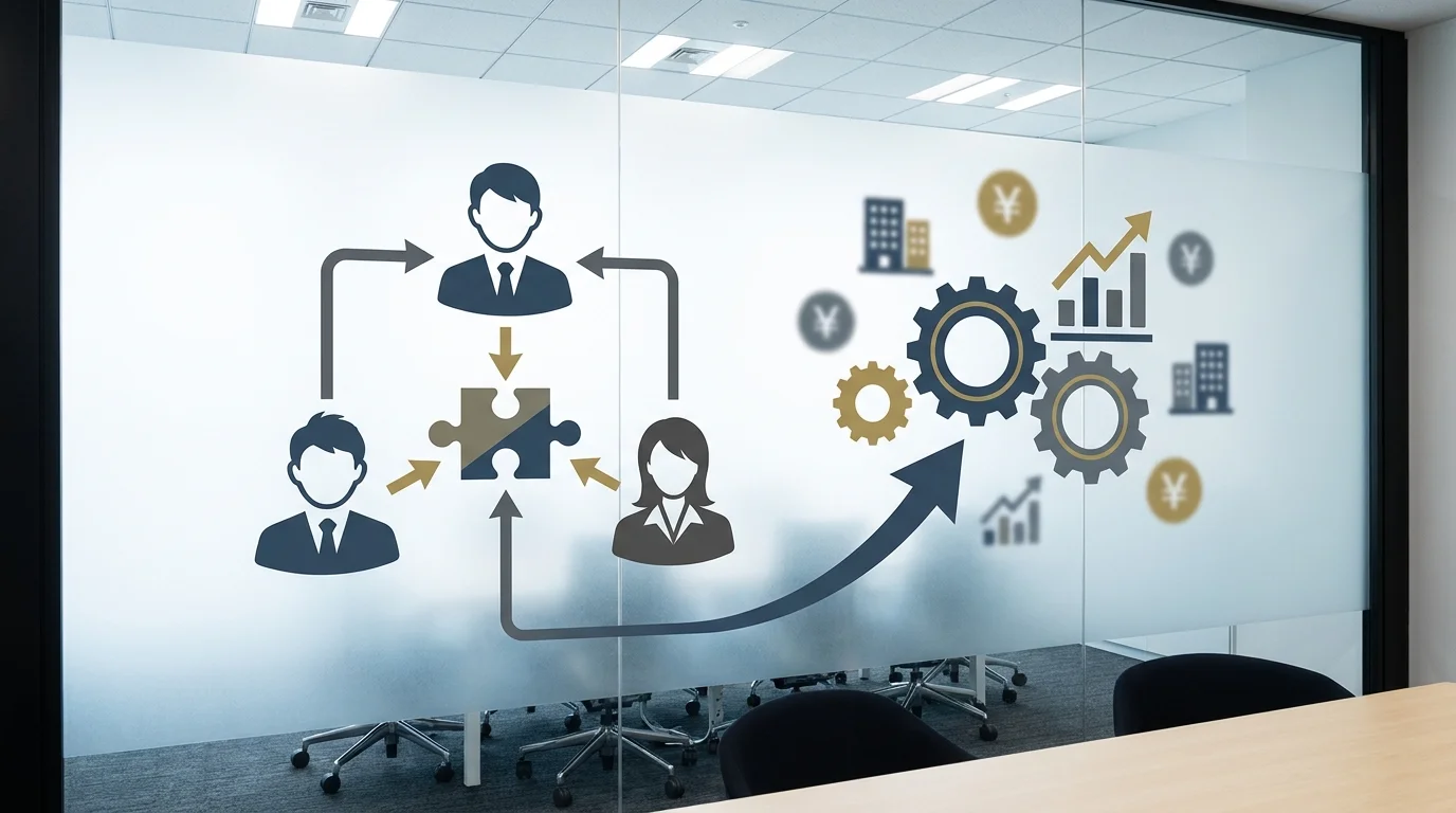 Strategic business framework illustrating customer persona mapping and value proposition design to increase conversion rates in competitive marketplaces.