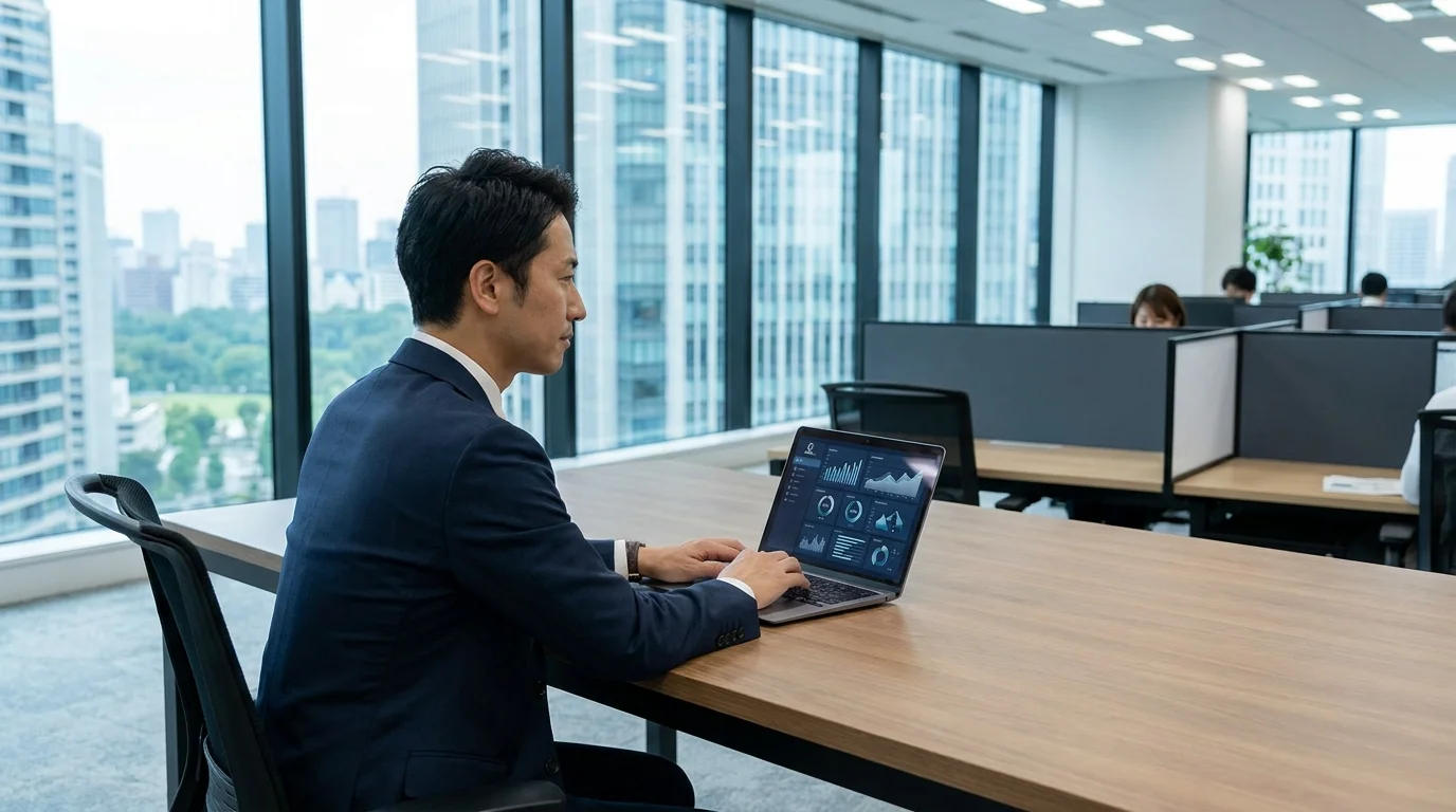 A sophisticated digital dashboard showing real-time document verification progress and risk scoring metrics for real estate legal papers, emphasizing data accuracy and automated compliance tracking in a professional setting.