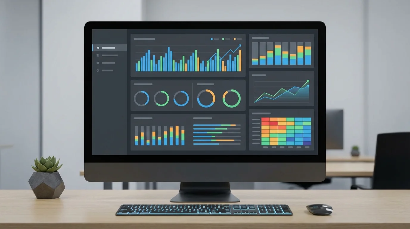 Professional digital dashboard showing e-commerce performance metrics and data-driven insights for business growth.