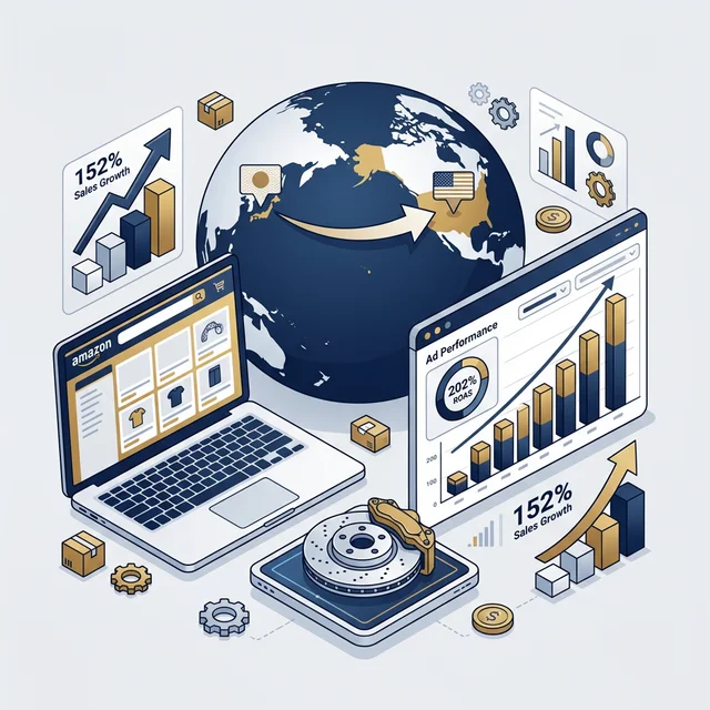 From Shrinking Domestic Market to Amazon US – +152% Sales