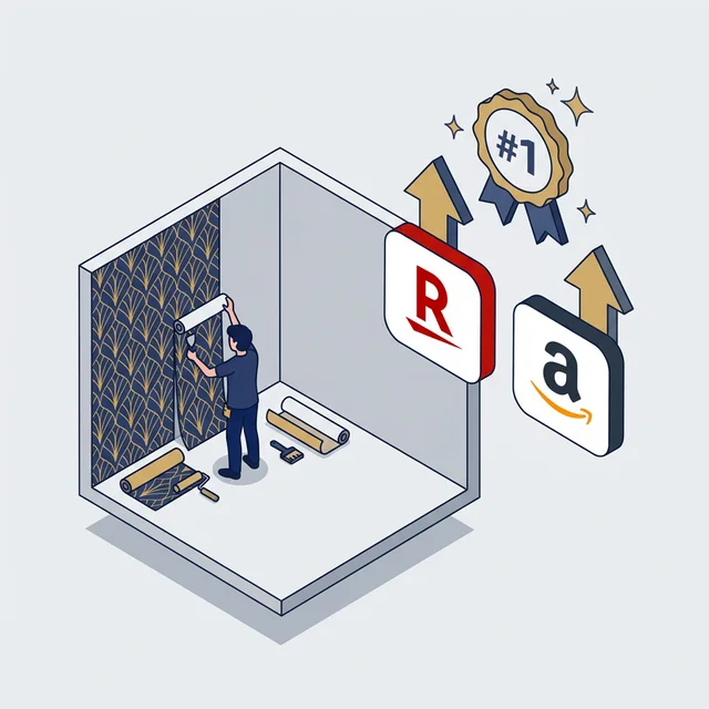 Wallpaper Market Share Top on Both Rakuten and Amazon