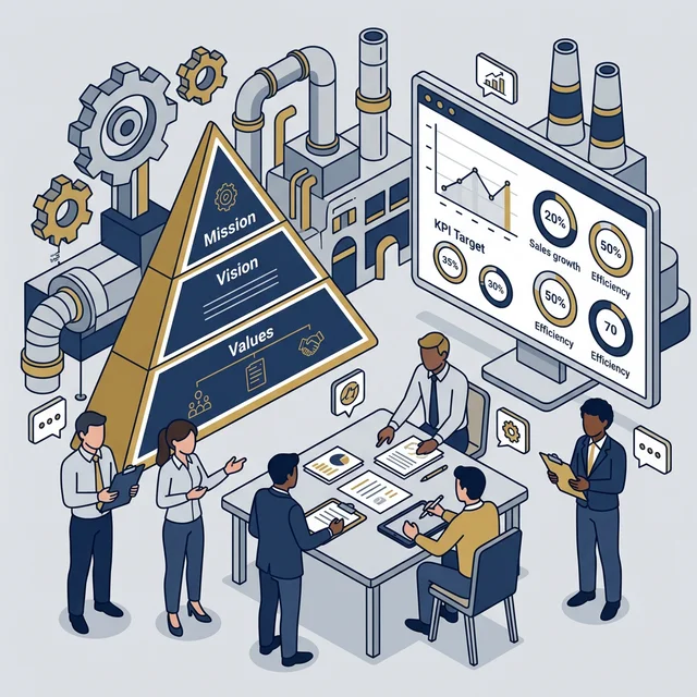 Company-Wide Dialogue to MVV – KPI Management & 116% Employee Satisfaction